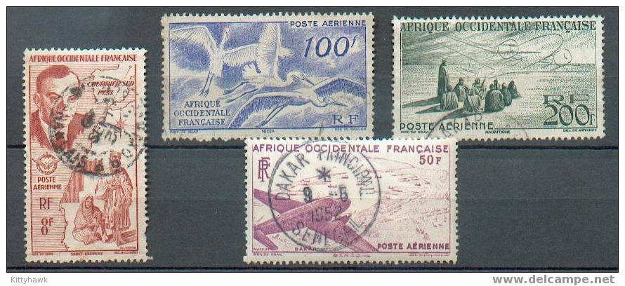 AOF 13 - YT PA 11 à 14 Obli - Used Stamps