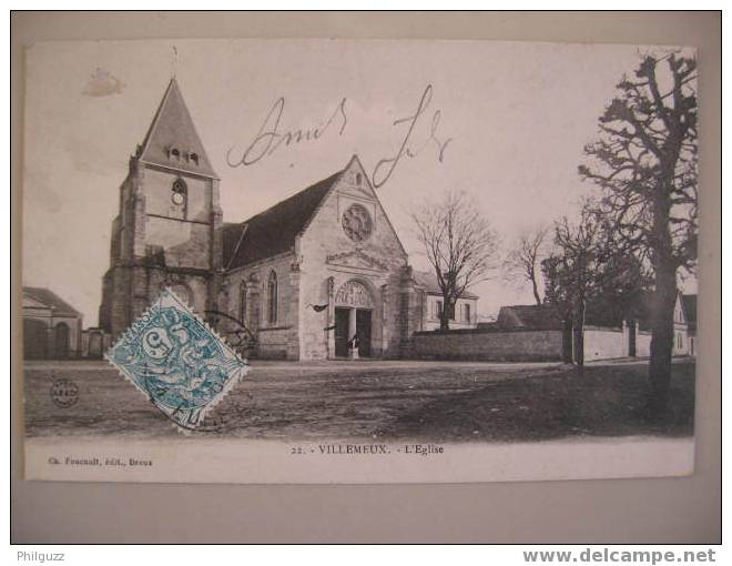 CARTE POSTALE CPA 28 VILLEMEUX L'EGLISE - Villemeux-sur-Eure