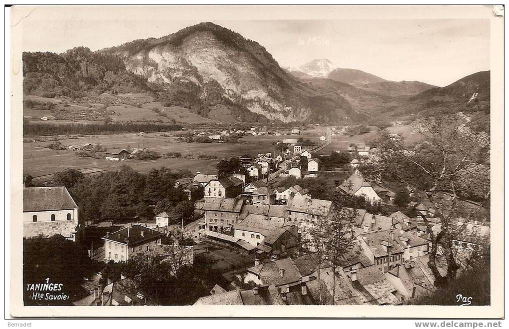 TANINGES..VUE GENERALE - Taninges