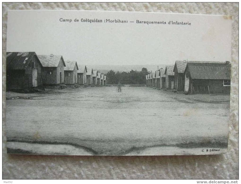 56 CAMP DE COETQUIDAN  BARAQUEMENTS D INFANTERIE - Guer Coetquidan