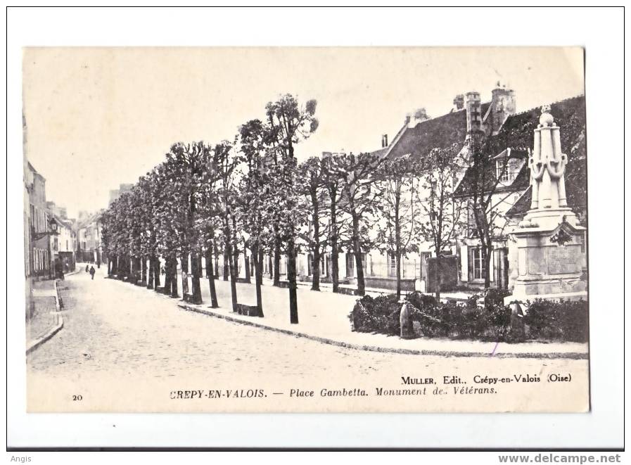 CPA-----60--- Crepy En Valois----PLACE GAMBETTA - Crepy En Valois