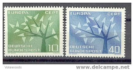 Germania Occidentale - Serie Completa Nuova: Europa CEPT - 1962