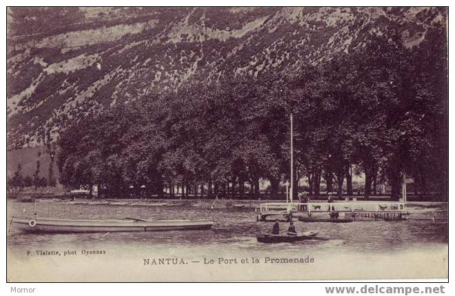 NANTUA Le Port Et La Promenade - Nantua