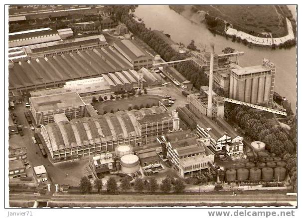 Asnières. Vue Aérienne De La Margarinerie Astra - Arnières