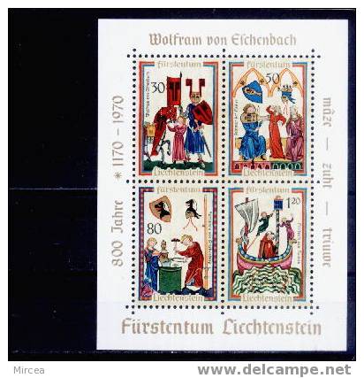 C2680 - Lichtenstein 1970 - Yv.no.BF 11 Neuf** - Blocks & Sheetlets & Panes