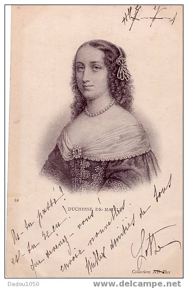 CPA DUCHESSE De MAILLE - Histoire