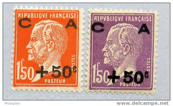 Caisse Amortissement 248 251** Type PASTEUR  Cote 165 Euros - 1922-26 Pasteur