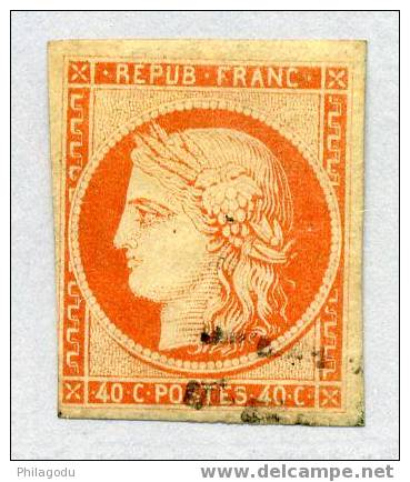 FRANCE 5  Avec Ses 4 Marges Et Oblit Très Légère   Cote 460 E - 1849-1850 Cérès