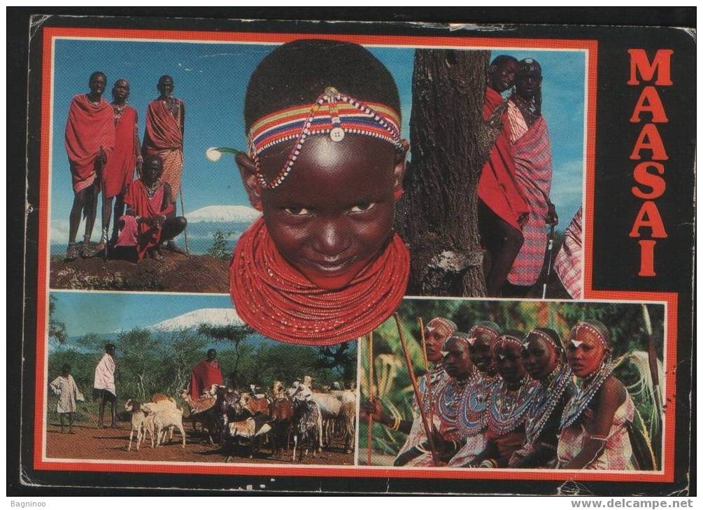 MAASAI Postcard KENYA - Kenya
