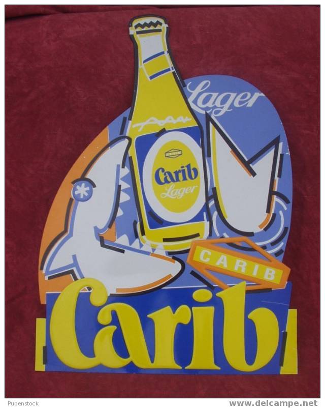 Plaque Métal "CARIB" - Tin Signs (after1960)