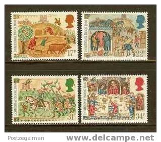 UK 1986 MNH Stamps Domesday Book 1072-1075  #2480 - Unclassified