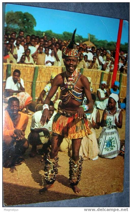 African Culture, Postcard,Vimbuza Dancer,Nairobi - Sambia