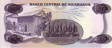 NICARAGUA   500 000 Cordobas/1 000 Cordobas Non Daté (1987)  Pick 150   *****BILLET  NEUF***** - Nicaragua