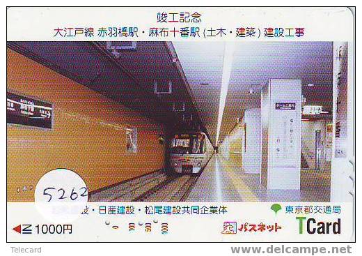 Trein Train Trenes Zug Eisenbahn Locomotive Locomotif Op Telefoonkaart Japan (5262) - Treinen