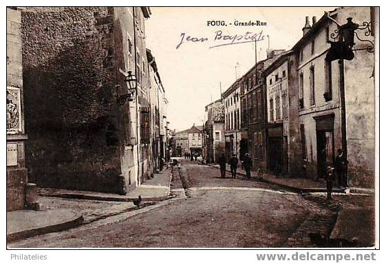 FOUG  GRANDE RUE  1915 - Foug