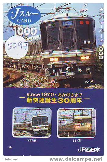 Trein Train Trenes Zug Eisenbahn Locomotive Locomotif Op Telefoonkaart Japan (5297) - Treinen