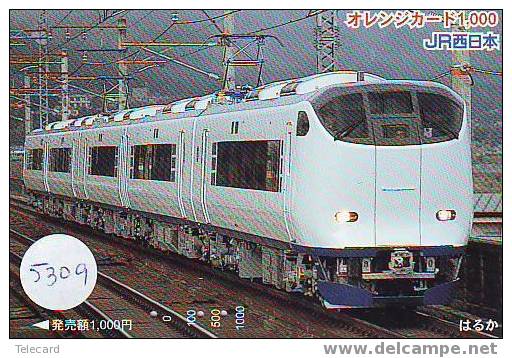 Trein Train Trenes Zug Eisenbahn Locomotive Locomotif Op Telefoonkaart Japan (5309) - Treinen