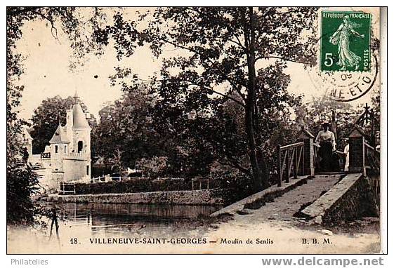 VILLENEUVE ST GEORGES  MOULIN DE SENLIS  1909 - Villeneuve Le Roi