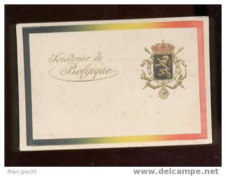 12617 Souvenir De Belgique Blason édit.mumm & Zaum - Autres & Non Classés