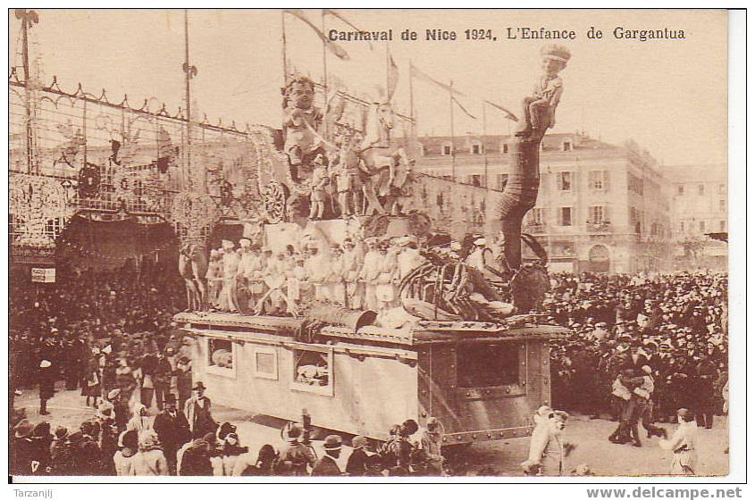 CPA Du Carnaval De Nice De 1924 ( Alpes Maritimes 06 ): L' Enfance De Gargantua. - Carnaval