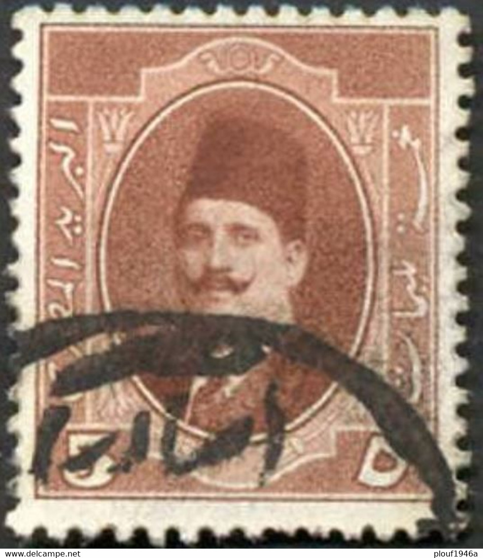 Pays : 160,3 (Egypte : Royaume (Fouad Ier)   Yvert Et Tellier N° :    86 (o) - Used Stamps
