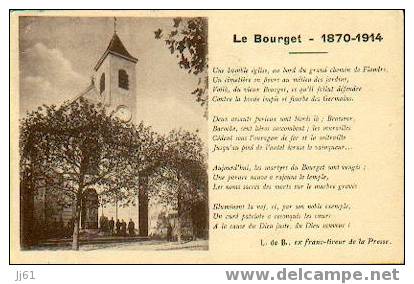 Le Bourget L'église 1870-1914 Avec Texte Animée - Le Bourget