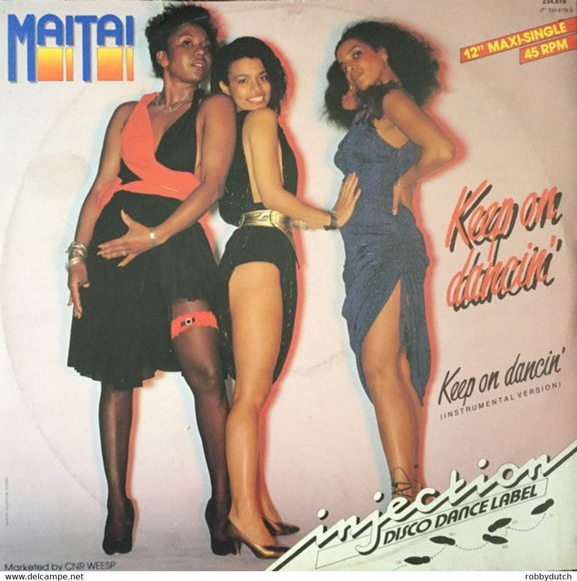 * 12" * MAI TAI - KEEP ON DANCIN' (Holland 1983 Ex-!!!) - 45 Rpm - Maxi-Single