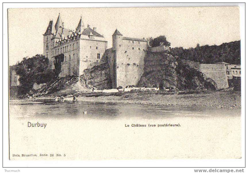 3616 - DURBUY - Le Château(vue Postérieure) - Nels Série 26 N°5 - Durbuy