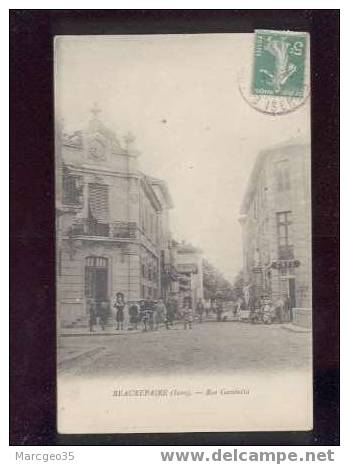 12697 Beaurepaire Rue Gambetta Pas D'édit. Animée Café Belle Carte - Beaurepaire