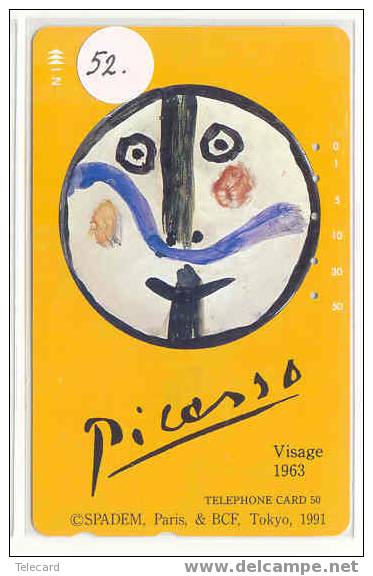 PICASSO Sur Telecarte (52) - Pittura