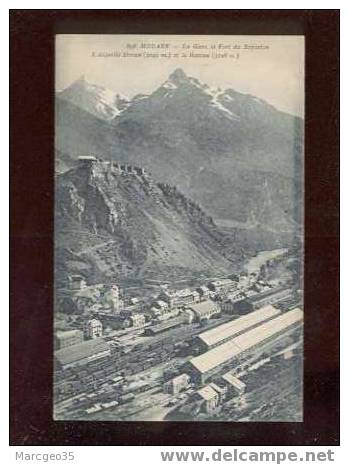 12713 Modane La Gare Le Fort Du Replaton Doran & Rateau édit.de Migieu N°898 Train Chemin De Fer Belle Carte - Modane