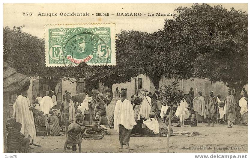 AFRIQUE - SOUDAN - BAMAKO - Le Marché - Soudan