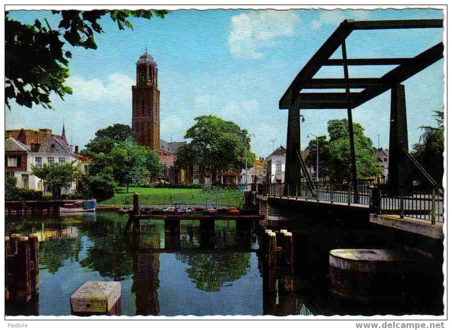 Carte Postale  Hollande Zwolle   Kamperpootenbrug Met Peperbus - Zwolle