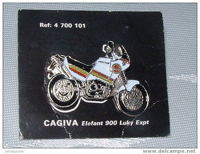 PIN´S - MOTO - CAGIVA Elefant 900 Luky Expt - Motorfietsen