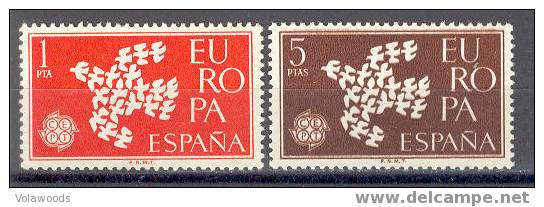 Spagna - Serie Completa Nuova: Europa CEPT - 1961