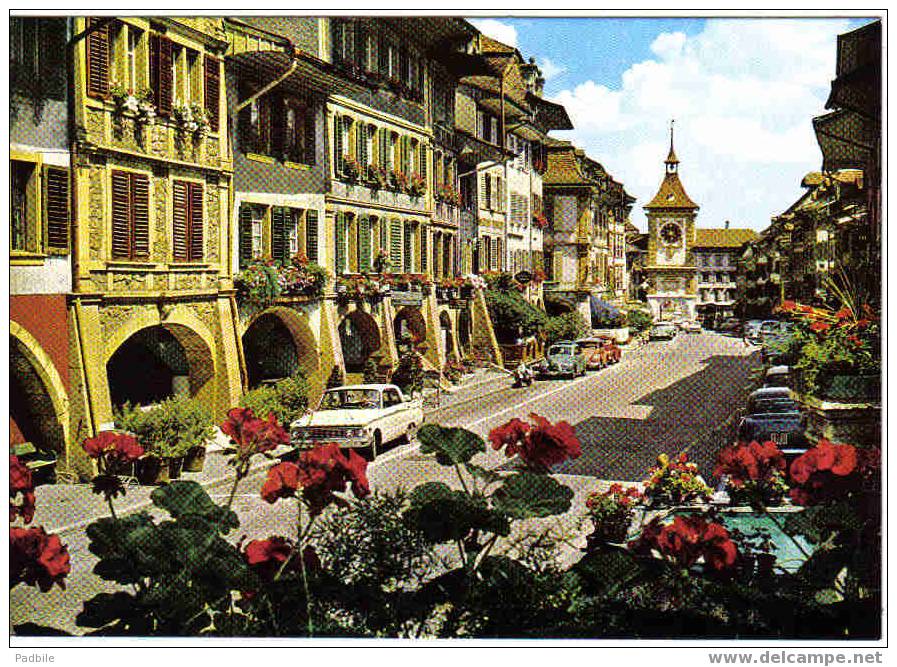 Carte Postale  HELVETIA  SUISSE  Morat  Grand-Rue - Morat