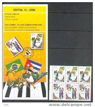 Brazil Samba & Cuba ** (L34) - Blocks & Kleinbögen