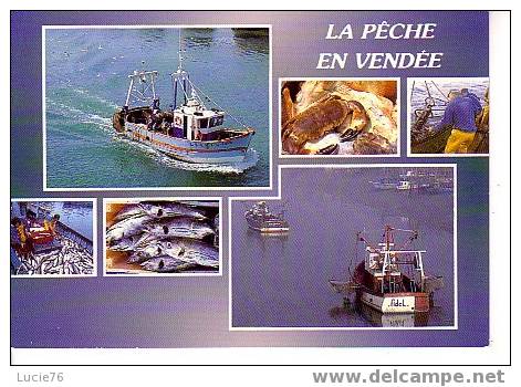 LA VENDEE  -  6 Vues -  La Pêche En Vendée   -  N° 181 - Poitou-Charentes