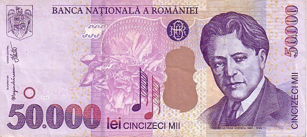 ROUMANIE  50 000 Lei  Daté De 2000   Pick 109b   ****QUALITE  VF+**** - Rumania