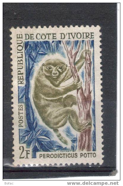 212 N.S.G COTE D´IVOIRE "SINGE POTO"  THEME - Monkeys