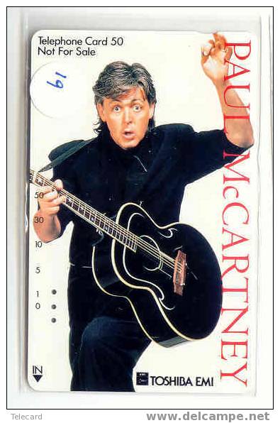 THE BEATLES Paul McCartney Op Telefoonkaart (19) - Musique