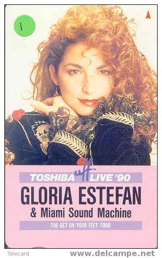 GLORIA ESTEFAN Op Telefoonkaart (1) - Characters