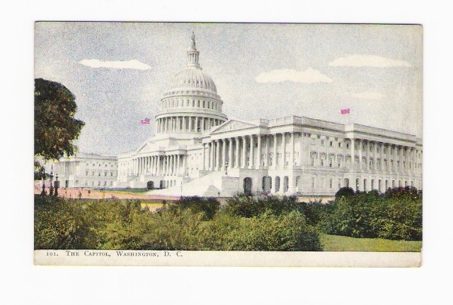 WASHINGTON D.C. / THE CAPITOL ( Superbe Cpa Colorisée Des Années 1900 ) - Washington DC