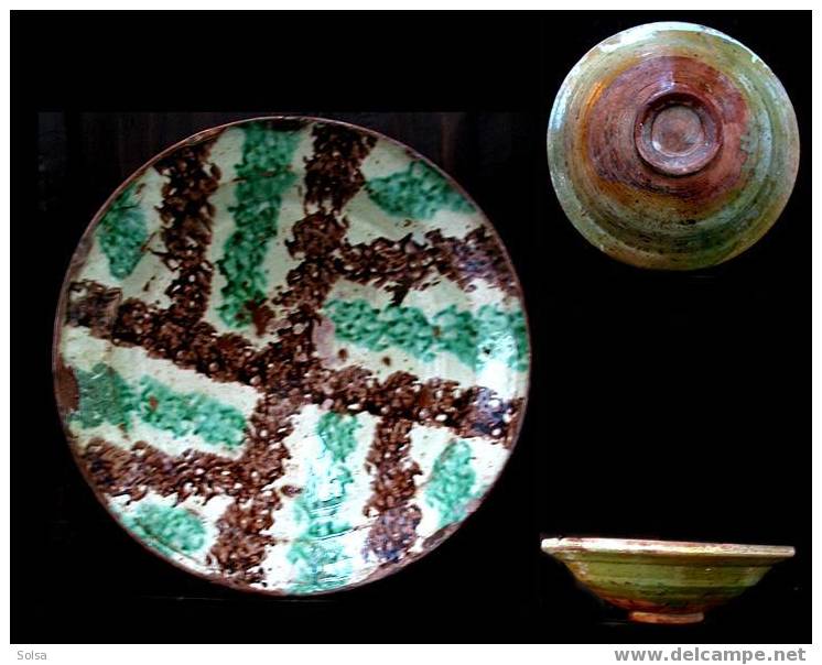 - Ancienne Terre Cuite Glaçurée Du Nord Pakistan / Old Paki Ceramics - Art Populaire