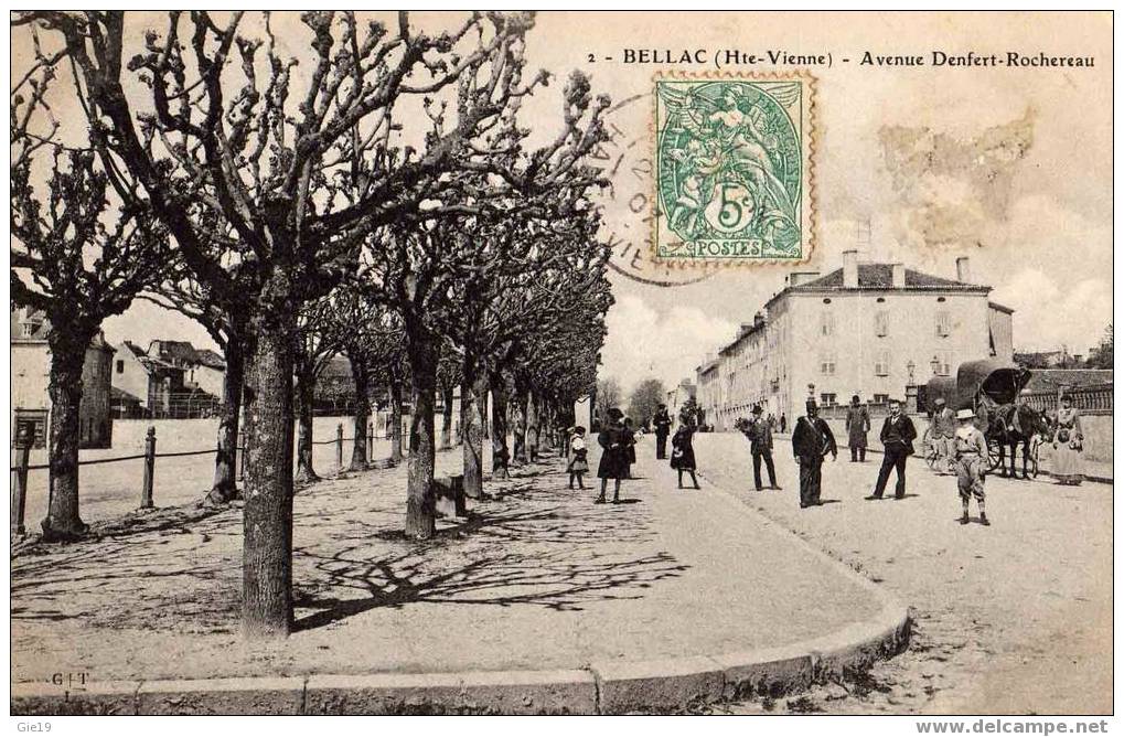 2 - BELLAC - Avenue Denfert-Rochereau - Bellac