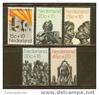 NEDERLAND 1971 MNH Stamp(s) Sculptures 985-989 #1928 - Unused Stamps