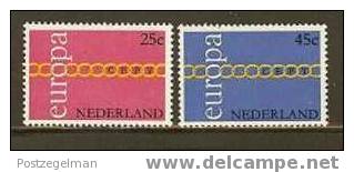 NEDERLAND 1971 MNH Stamp(s) Europa 990-991 #1930 - Ongebruikt