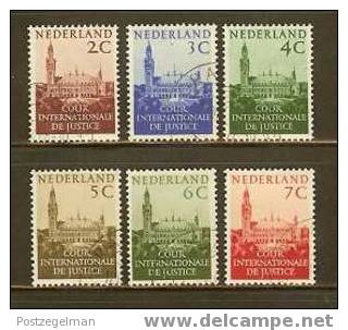 NEDERLAND 1951 Cancelled Stamp(s) Cour De Justice 27-32 #331 - Dienstzegels