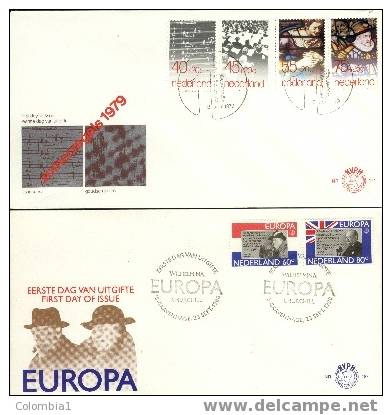 Lot ENVELOPPES 1er Jour 1979 Et 1980 - Autres & Non Classés