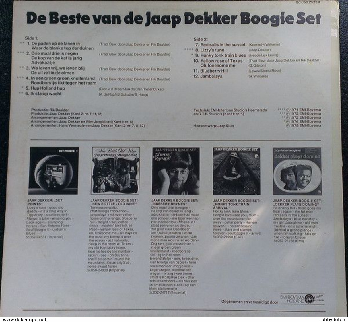 * LP * DE BESTE VAN DE JAAP DEKKER BOOGIE SET (Holland 1979 Ex-!!!) - Instrumental